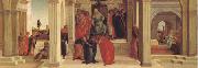 Filippino Lippi Three Scenes from the Story of Esther Mardochus (mk05) Spain oil painting artist